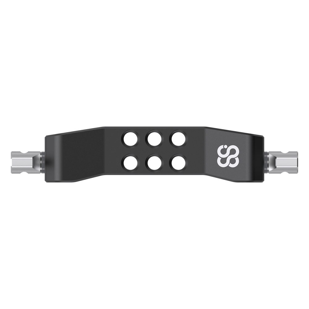 15mm Rod Mount Bridge 8Sinn - Main features:
Compatible with 15mm rod
6 1/4" threaded mounting points
Made from