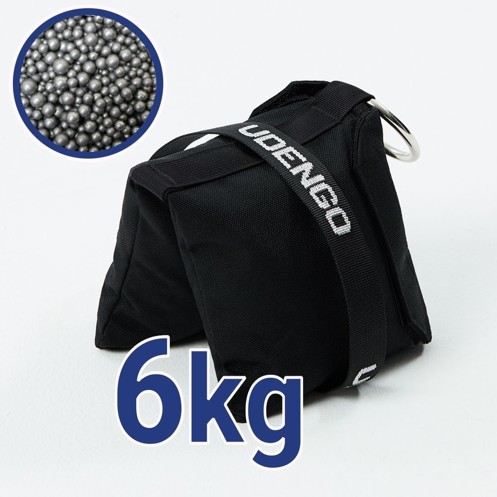 Steel Shot Bag 6kg Udengo - New model 2019!Size: 33cm x 16cm / 12,99" x 6,29"  Weight: 6 kg / 13.2 lbsFilling: chrome plated ste