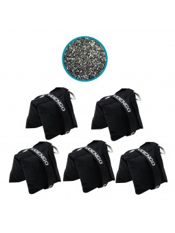 5x Stainless Steel Shot Bag...