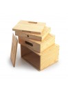 Mini-Verschachtelter Holzkisten Set - Mini Apple Box Nested Set