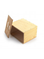 Mini Apple Box Full Nested Udengo - Größe: 8" x 11" x 13" (20 cm x 28 cm x 33 cm)Gewicht: 7.71 lbs (3.5 kg)Material: 12mm