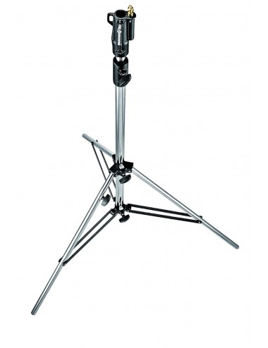 Steel Junior Stand Manfrotto - Professional heavy duty stand for location or studio
Double braced leg base for extra stability a