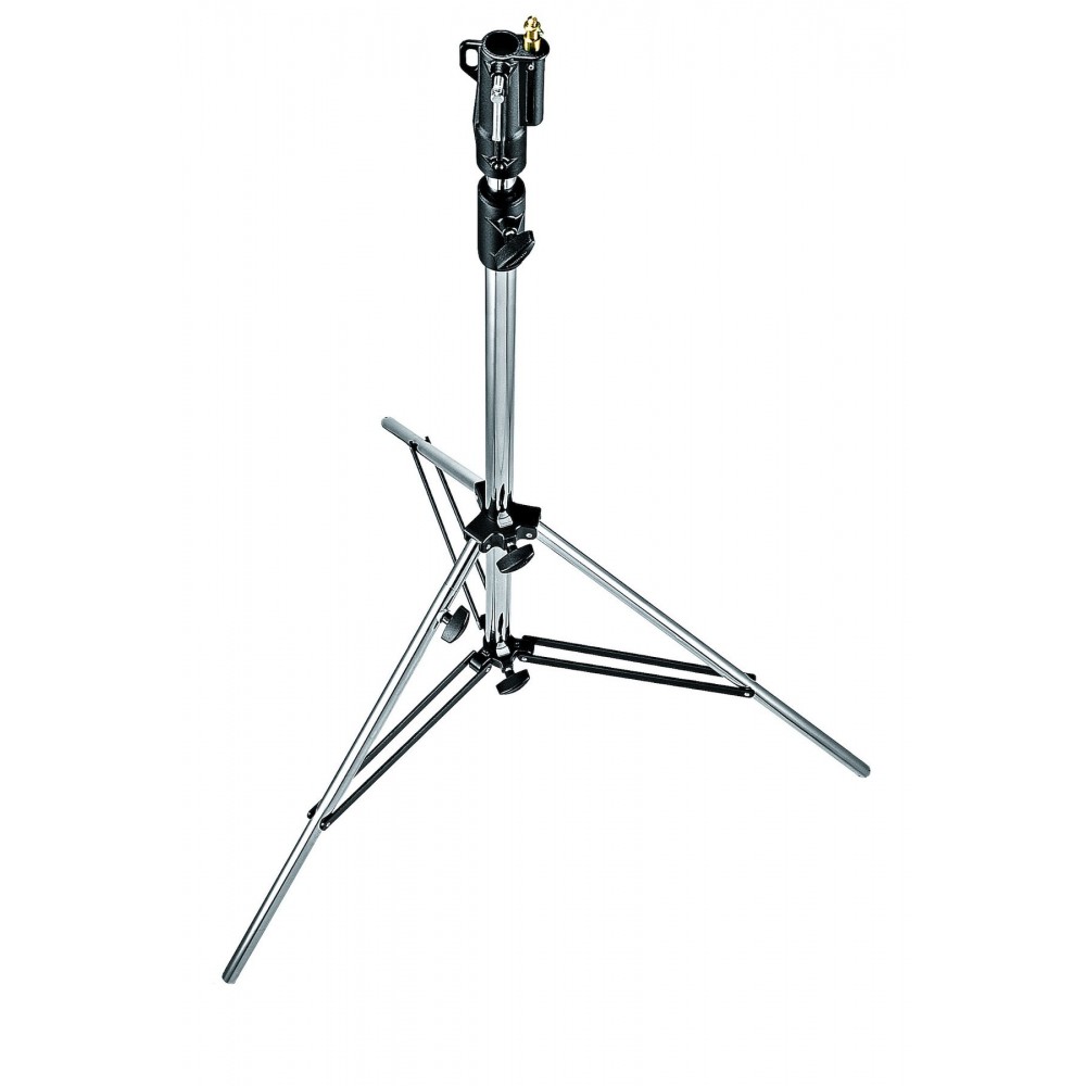 Steel Junior Stand Manfrotto - Professional heavy duty stand for location or studio
Double braced leg base for extra stability a
