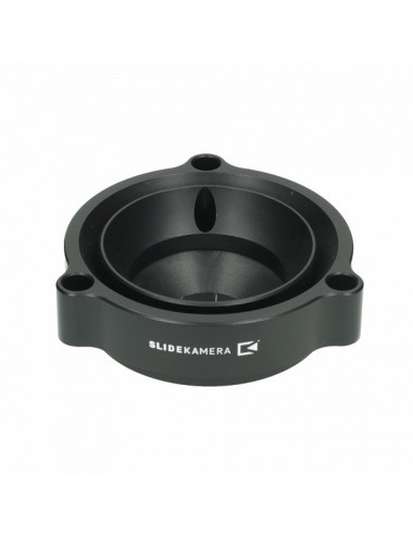 Schüsselkopfadapter 75 / 100mm Slidekamera - Farbe: schwarzMaterial: hart eloxiertes Aluminium 1