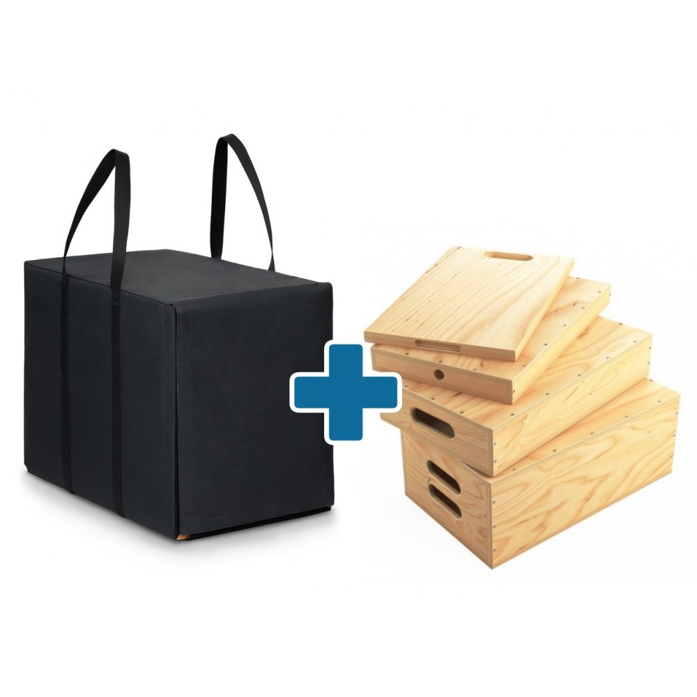 Apple Box Set + Carrying Bag Udengo - Set For Film Studio Grip Prop with Carrying Bag 1