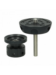 Halbkugel 75mm 3/8" mit Handgriff Slidekamera - 
Universal für alle Kameras oder Köpfen mit eine flache Basis und ein 3/8 Zoll-A