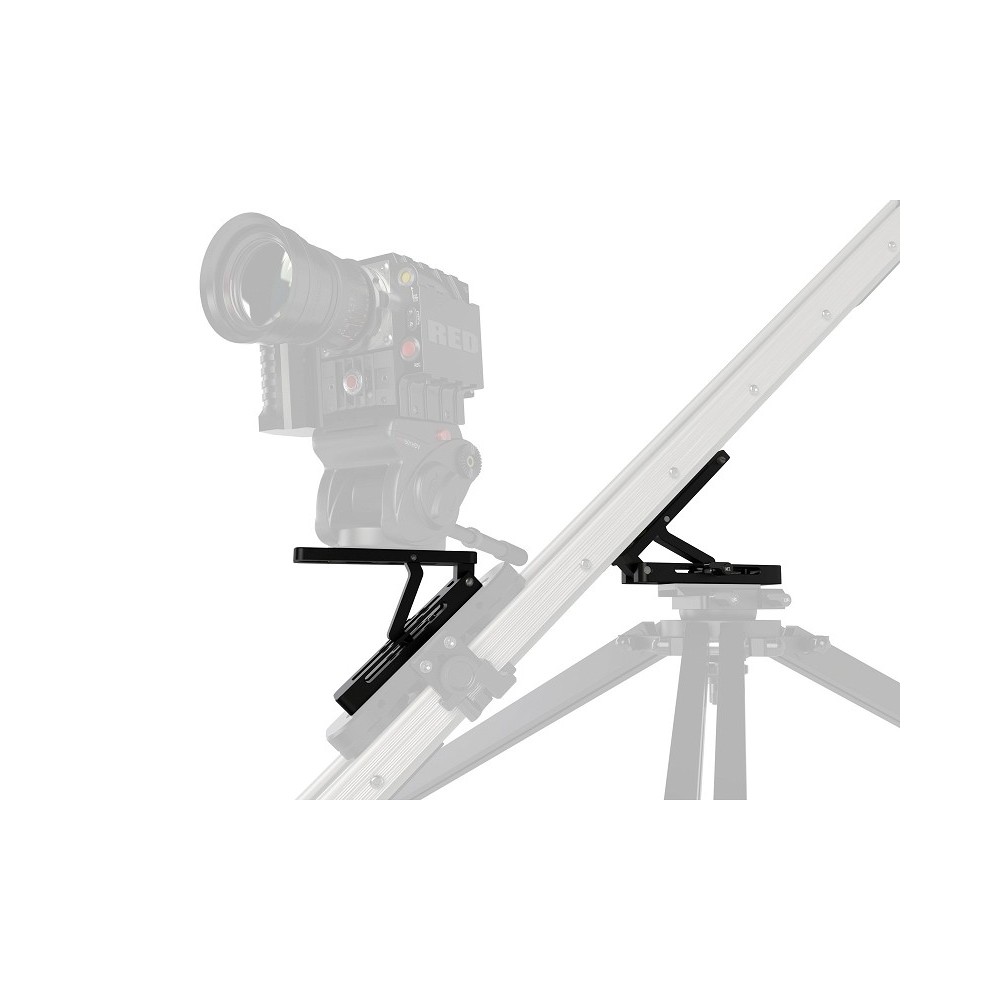 Angle Adapter with Support Mounting Plate 1/4 " and 3/8" Slidekamera - Size: 150mm x 55mm x 37mmColor: blackWeight: 0,70kgMateri