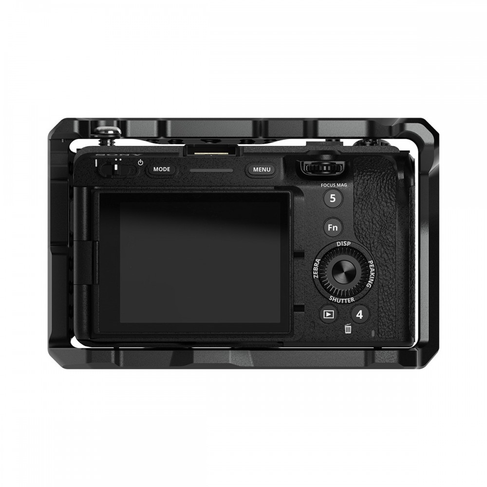 SONY FX3 / FX30 Cage 8Sinn - - Solid cage-to-camera attachment (side&amp;bottom)- 1/4" mounting points- 3/8" threaded openings w
