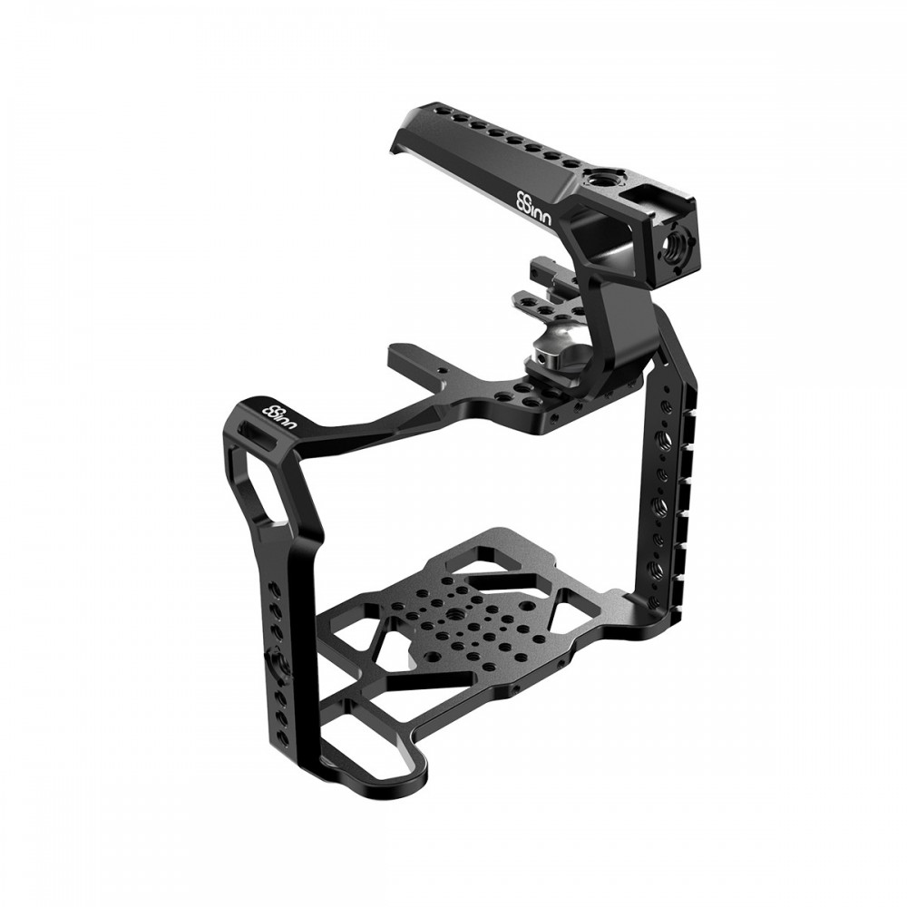 Cage for Canon C70 V2 8Sinn - Key features:

4-piece cage (pre-assembled)
2 points of cage-to-camera attachment (2xbottom screw)