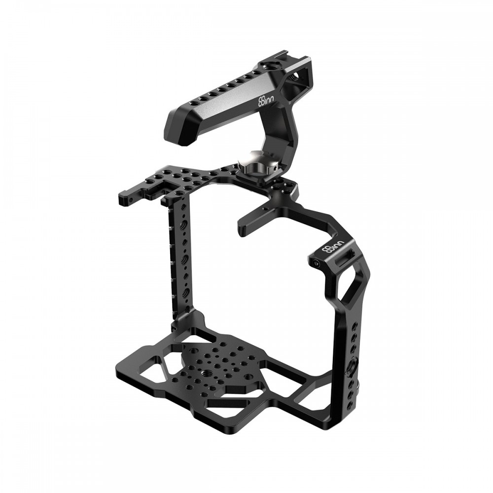 Cage for Canon C70 V2 8Sinn - Key features:

4-piece cage (pre-assembled)
2 points of cage-to-camera attachment (2xbottom screw)