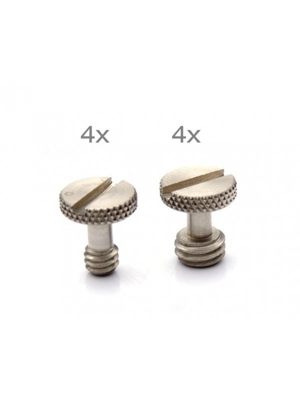 1/4" and 3/8" photographic screw - 8-piece set Slidekamera - 1