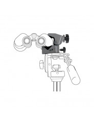 Super Clamp without Stud for Binoculars Manfrotto - Designed to hold the binoculars securely
Universal 1/4 '' thread
Can be atta