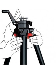 Black TRIAUT tripod Manfrotto - 
Release legs individually or simultaneously
Adjust each angle separately for total control
Rubb