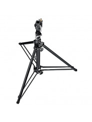 Black Aluminium Follow Spot Stand Manfrotto - Professional heavy duty spot stand for location or studio shoots
Double-braced leg