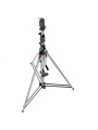 Geared Wind-Up Stand with Safety Release Cable, Chrome Steel Manfrotto - Heavy-duty lighting stand with 370 cm max height
Levell
