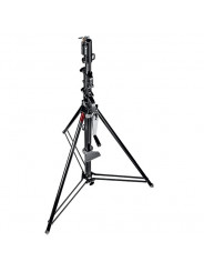 Geared Wind-Up Stand with Safety Release Cable, Black Chrome Manfrotto - Heavy-duty lighting stand with 370 cm max height
Levell