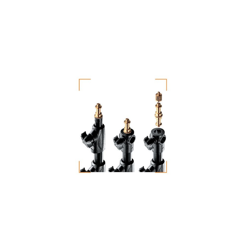 Master Lighting Stand, Aluminium, Air Cushioned, Black Manfrotto - 
Compact 4 section stand with 3 risers supporting up to 9kg
I