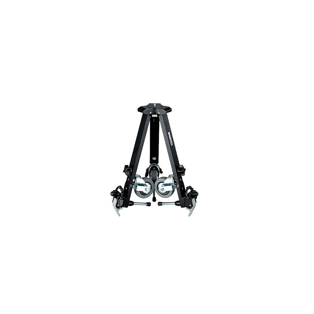 Variable Spread Basic Dolly Manfrotto - Designed for light and medium weight tripods
Sure-lock feature that raises the wheels fr