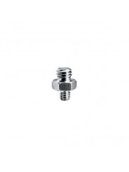 Kurzer Adapterzapfen 3/8'' und 1/4'' Manfrotto - Spigot mit 1/4'' und 3/8'' Schrauben Vielseitig einsetzbar 3/8'' bis 1/4'' Schr