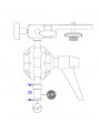 Doppelter Kugelgelenkkopf Manfrotto - Extrem vielseitige Kameraunterstützung Perfekt für die Verwendung in Verbindung mit dem Su
