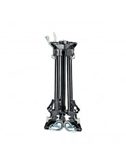 Automatisch klappbarer Dolly Schwarz Manfrotto - 
Ein-Hebel-Bremssystem steuert alle drei 80mm-Räder
3/8''-Befestigung zur