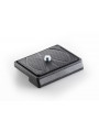 Technopolymer & fiber glass rectangular plate - 1/4’’ screw Manfrotto - Compact dimensions and lightweight technopolymer constru