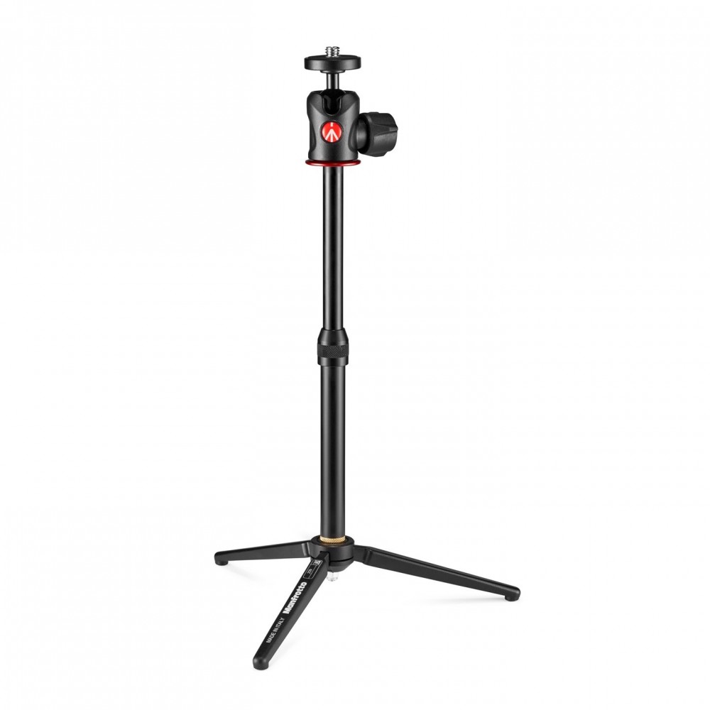 Table Top Stativ mit 492 Kugelkopf Manfrotto - Leicht, intuitiv zu bedienen und einfach zu transportieren
Aluminiumgehäuse für