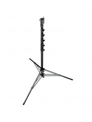 6-Sections High Super Stand 1 Levelling Leg Black Aluminium Manfrotto - 
Heavy-duty Professional Lighting Stand
Stable and secur