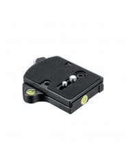 Quick Release Plate Adapter Manfrotto - 
RC4 Quick Release System
Equipped with 2 built-in spirit levels
Supplied with 1/4' and 