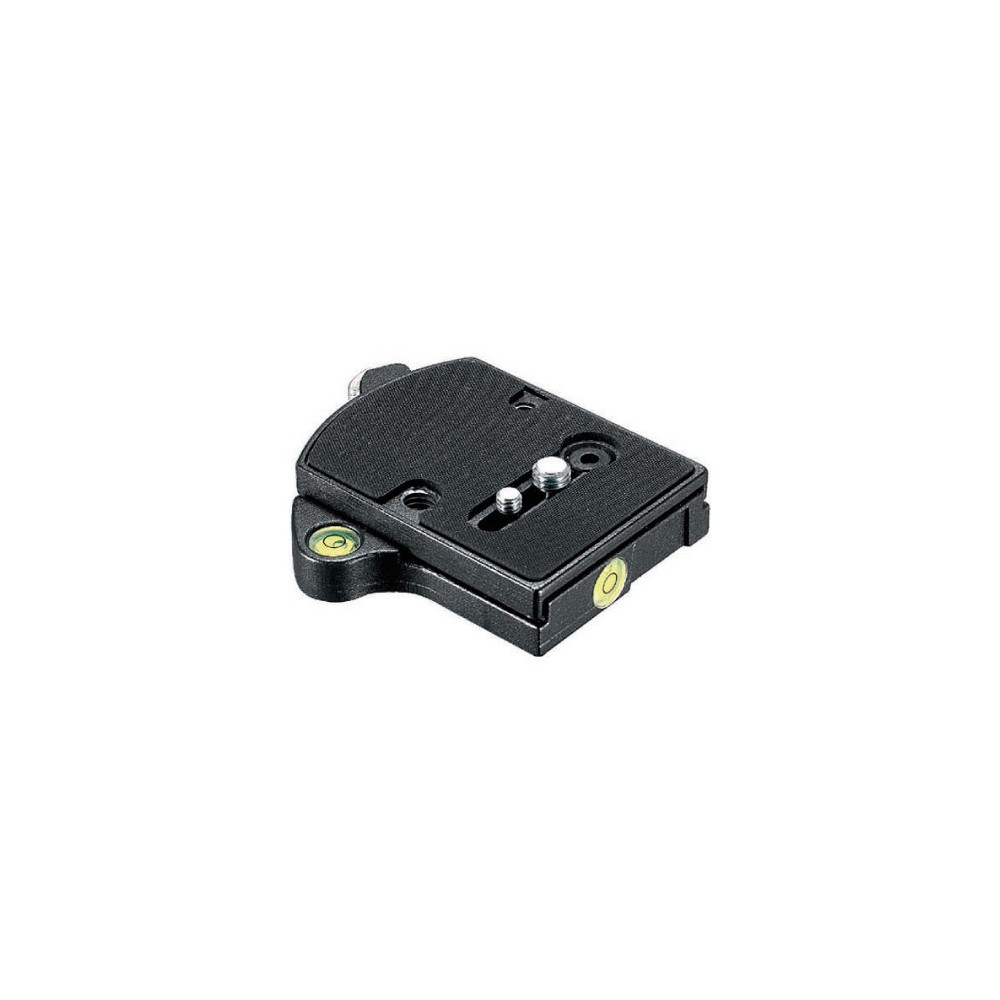 Quick Release Plate Adapter Manfrotto - 
RC4 Quick Release System
Equipped with 2 built-in spirit levels
Supplied with 1/4' and 