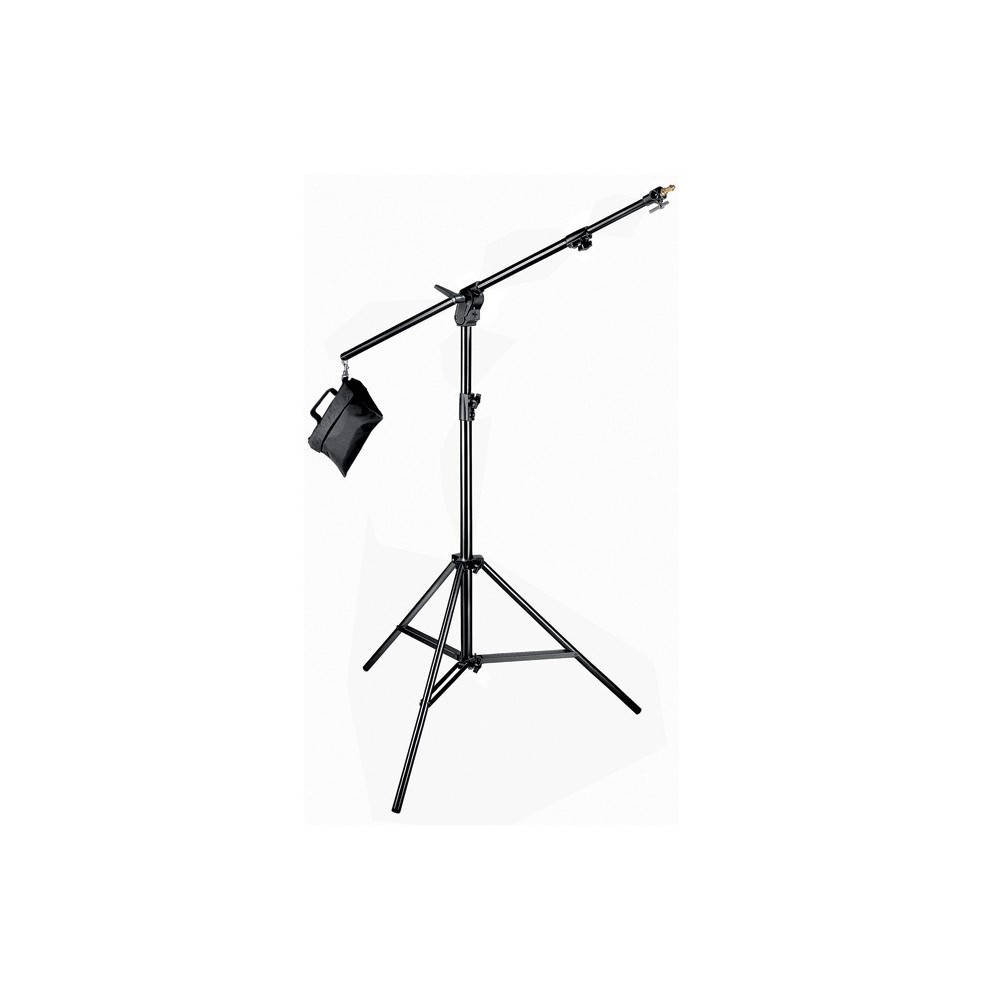 Combi-boom stand Black Aluminium with Sandbag Manfrotto - 
Adjustable as a light or boom stand, giving set up flexibility
Simple