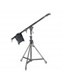 Mega Boom Black, Telescopic with remote pan, tilt and rotate Manfrotto - 
Reaches 3.6m, our largest boom ever!
Geared crank hand