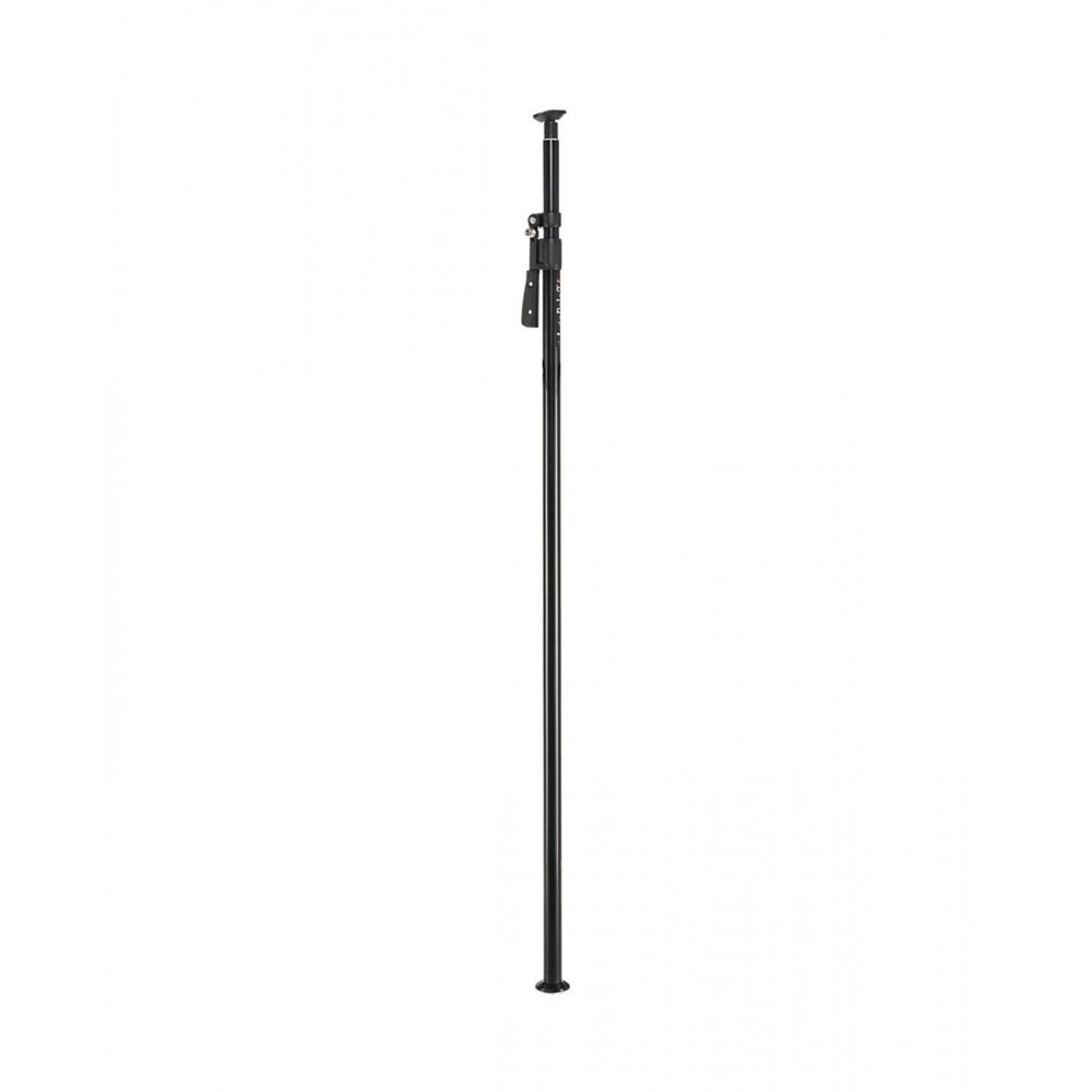 Black Autopole 2 2.1-3.7m Manfrotto - 
Autopole has cantilever system plus safety lock
Rubber cups at each end keep it in place
