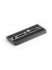 Video Camera Plate Manfrotto - 
Made in aluminum
1/4'' and ¼’’ to 3/8''adapter included
Removable Anti-Rotation Pin
Rubber Grip 