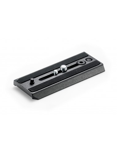 Videokamera-Platte Manfrotto - Hergestellt aus Aluminium 1/4'' und ¼'' auf 3/8'' Adapter enthalten Abnehmbarer Anti-Rotationssti