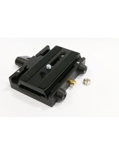 Quick Release Adapter with Sliding Plate and Safety Lock Manfrotto - 
Change supports without disassembling your camera
Includes