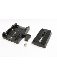 Quick Release Adapter with Sliding Plate and Safety Lock Manfrotto - 
Change supports without disassembling your camera
Includes