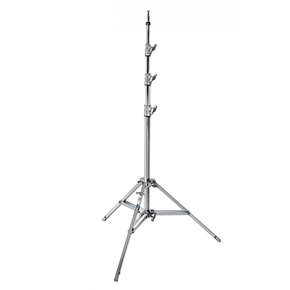 Baby Stand 30 Silver 300cm/118in Steel Triple Riser Avenger - 
Load capacity: 10 kg/22 lbs., Max Height: 300 cm/118.1''
Chrome p