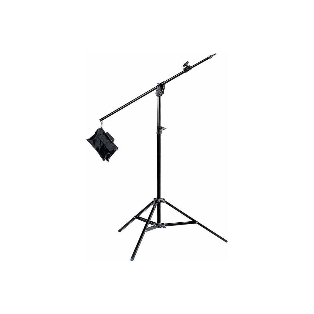 Baby Combi Boom Stand, Black Alu 392cm/154.3in w/bag Avenger - 
Black aluminium light stand that easily converts to a boom stand