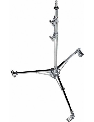 Baby Roller Low Base 290cm/114in CS Base, Alu Risers Avenger - 
Baby roller stand with low leg base and braked wheels
Steel colu