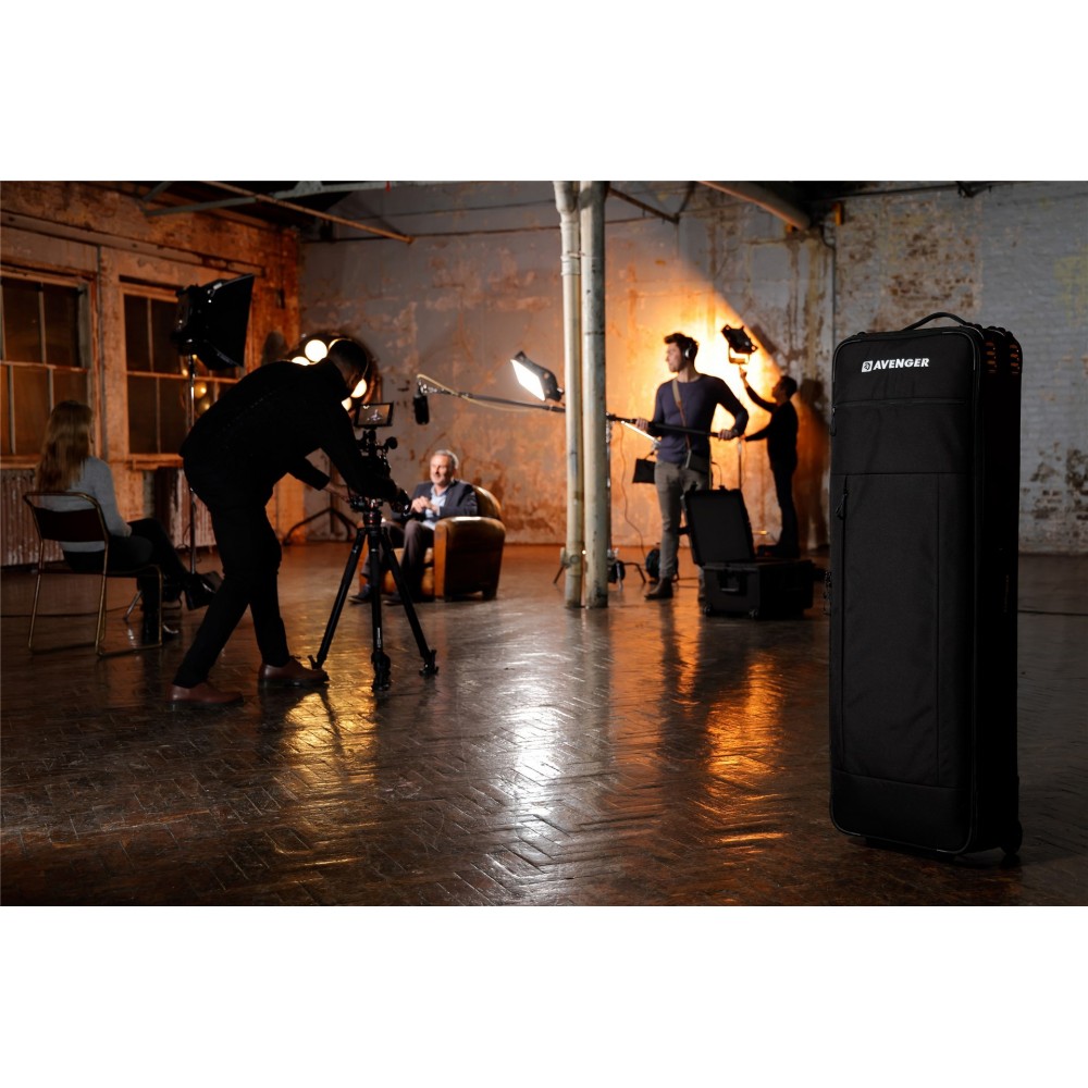 Dreifach-C-Rollenkoffer für abnehmbare C-Ständer und Zubehör Avenger - 
Für den Transport von bis zu drei