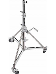 Super Wind Up Stand Stainless Stl 2.9m/9.5'Low Base Avenger - 
Low base stainless steel column &amp; legs with chrome steel rise