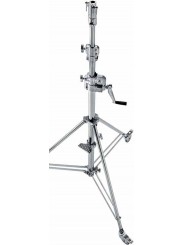 Wind Up Stand CS 3.0m/9.8ft 2 Riser, Braked Wheels Avenger - 
Avenger's low base junior wind up stand with universal top.
Steel 