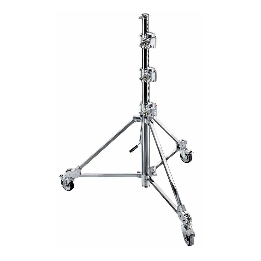 Strato Safe Stand 43 Avenger - 
Max load: 70kg
Wind up risers
Chrome plated steel stand
 1