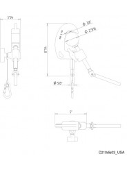 Klamra trzpień 16mm (5/8") 100Kg 10-55mm Avenger -  2