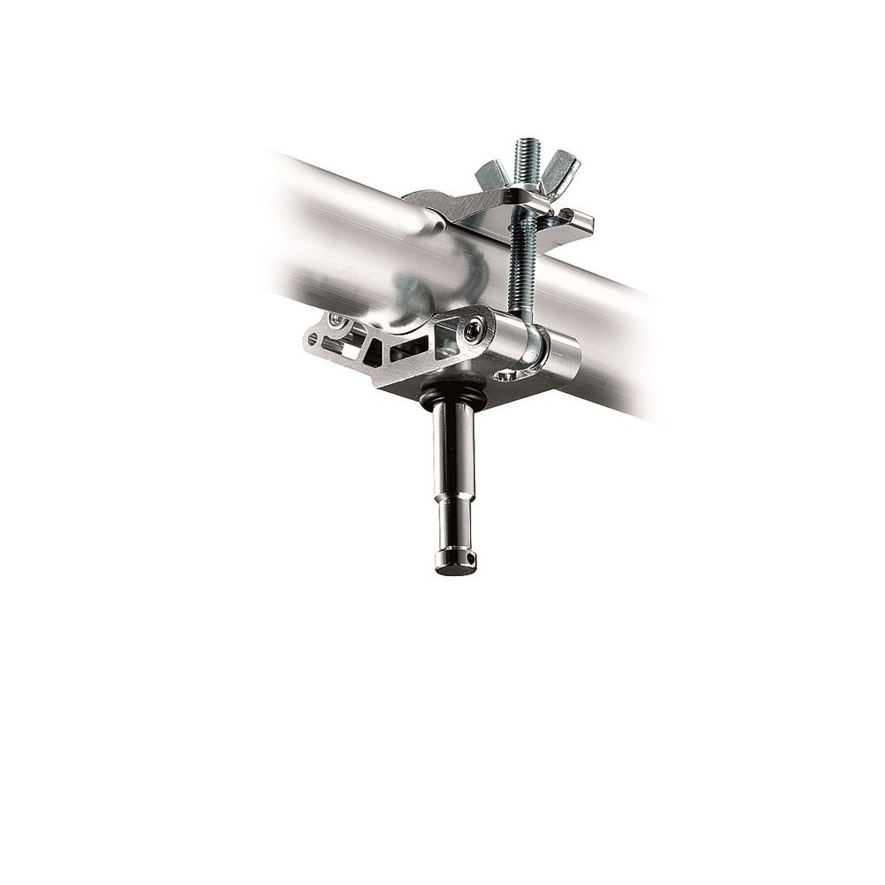 Augenkupplung MP-Klemme mit 16 mm/5/8 Zoll Zapfen, 42–52 mm Ø Avenger - Aus Aluminium in Silberoptik Die Backen klemmen an Rohre