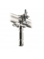 Eye Coupler LP Clamp w/28mm/1 1/8'' Spigot, 48-52mm Ø Avenger - 
Made from aluminium in silver finish
Jaws clamp down on pipes r