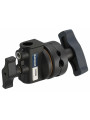 Grip Head 2.5in Black w/16mm/ 5/8in Receiver, T-Knob Avenger - 
Black 2.5'' grip head holds arms &amp; light shapers on C-Stands