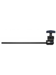 Extension Grip Arm Black 51cm/20in Avenger - 
Black steel arm with fixed aluminium grip head
Round hole diameters on fixed grip 