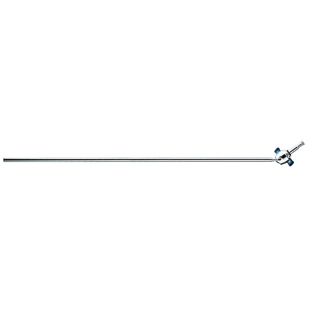 Extension Arm with Swivel 16mm Pin Avenger - 
Chrome plated steel
Swiveling pin
Can hold a small light head, flag, or reflector
